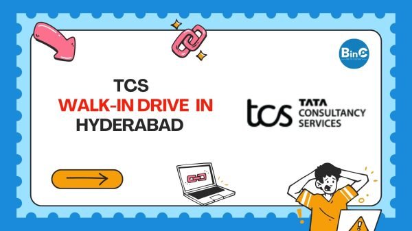 TCS Walk-In Drive In Hyderabad