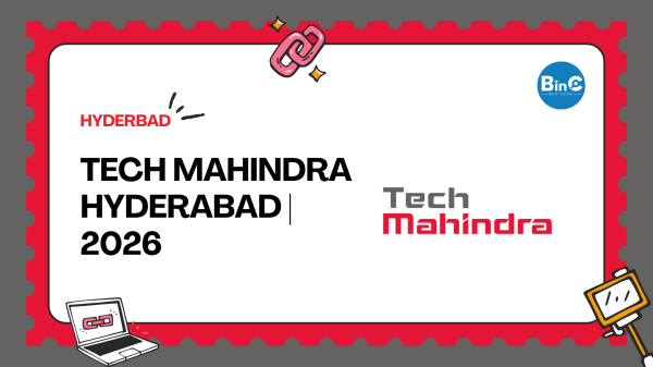 Tech Mahindra Hyderabad 2026 hiring announcement - BinC Careers