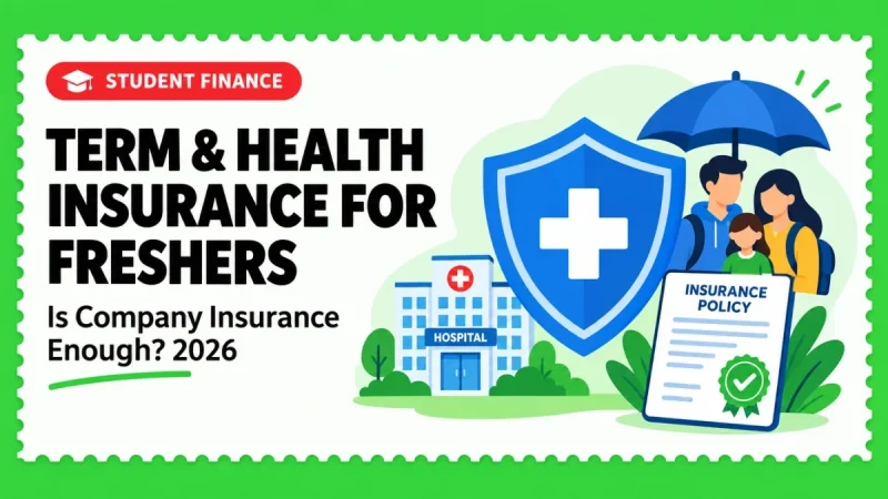 Term & Health Insurance for Freshers 2026 — Is Company Insurance Enough?