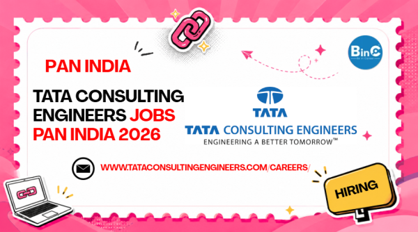 Tata Consulting Engineers Jobs Pan India 2026