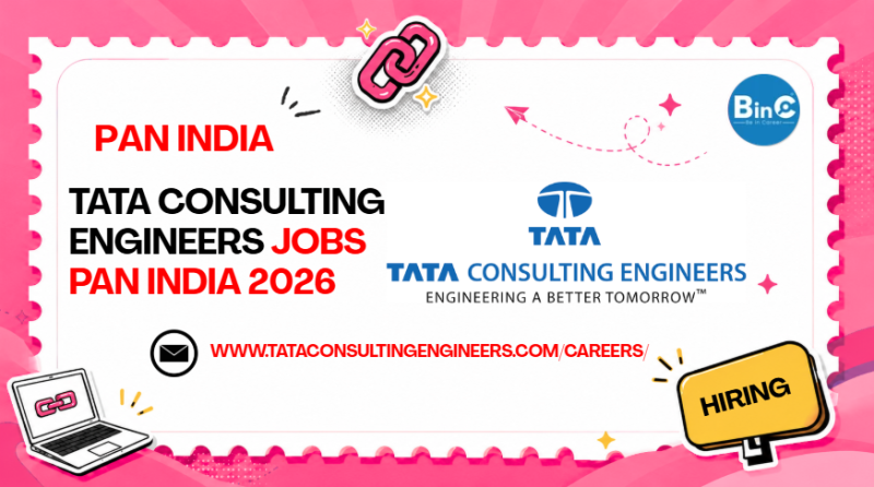 Tata Consulting Engineers Jobs Pan India 2026