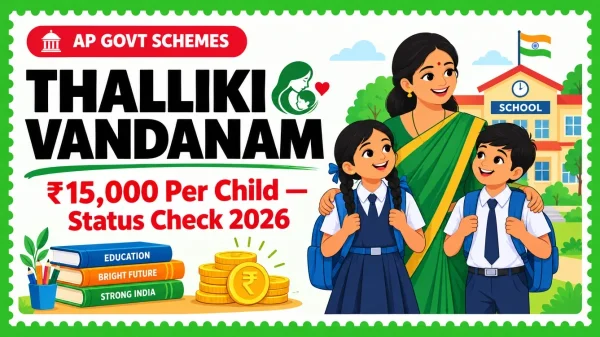 Thalliki Vandanam 2026 — ₹15,000 Per Child: Payment Status, Eligibility & NPCI Fix