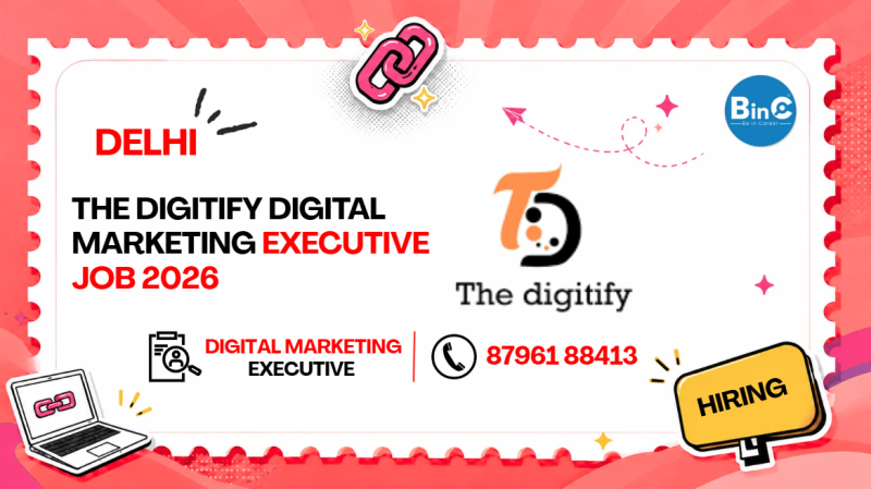 The Digitify Digital Marketing Executive Job 2026 | ₹16K-22K