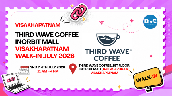 Third Wave Coffee Inorbit Mall Vizag Walk-In 3-4 July 2026
