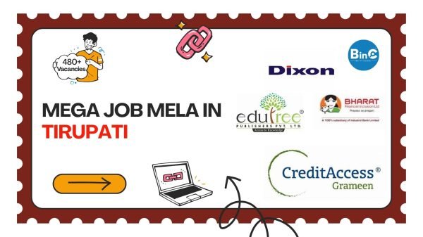 Mega Job Mela In Tirupati 480+ Vacancies