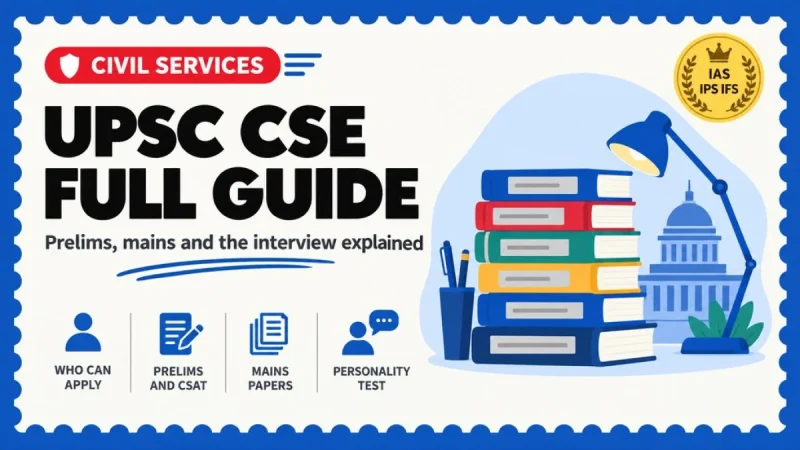UPSC Civil Services Exam Guide: Eligibility, Stages, Marks