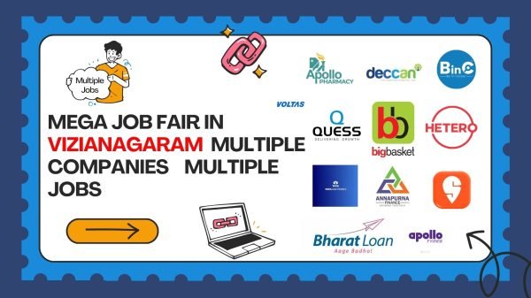 Mega Job Mela In Vizianagaram For 500+ Vacancies