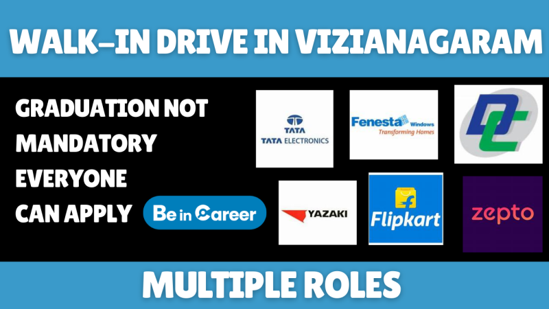 Mega Job Mela Drive In Vizianagaram