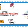 Wipro Walk-In Drive March 2026 Mapping Role Freshers Hyderabad