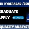 Wissenpro Hiring In Hyderabad & Bengaluru For Quality Analyst