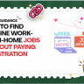 Genuine Work From Home Jobs: How to Find Them Without Paying Fees