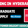 Zomato Hiring In Hyderabad For Customer Delight Associate